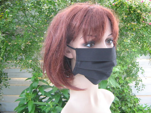 Waschbaren Wiederverwendbare Behelfsmasken 10 St Farbe Schwarz