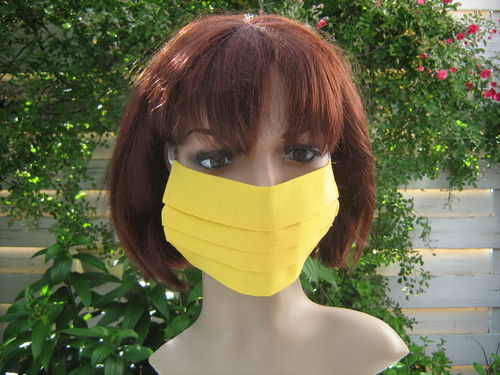 Waschbaren Wiederverwendbare Behelfsmasken 5 Stücke Farbe Gelb