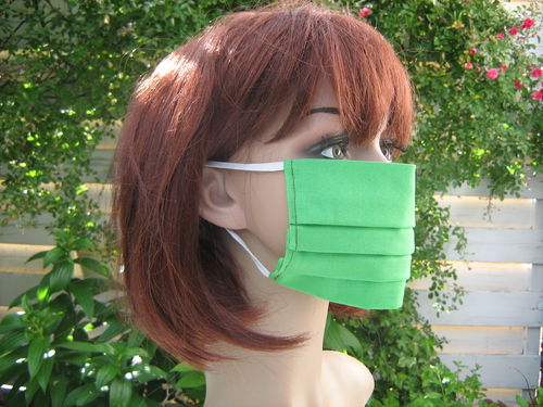 Waschbaren Wiederverwendbare Behelfsmasken 5 Stücke Farbe Grün