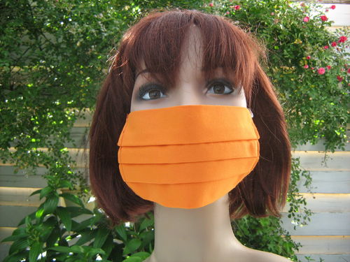 Waschbaren Wiederverwendbare Behelfsmasken 5 Stück Farbe Orange