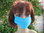 Waschbaren Wiederverwendbare Behelfsmasken 5 Stücke Farbe Blau
